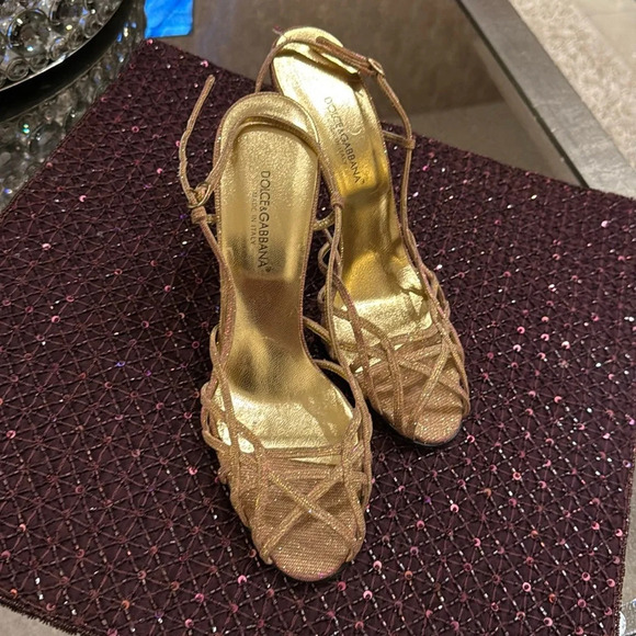 Dolce &Gabbana made in Italy 🇮🇹 heels size 39.5 - Picture 1 of 6